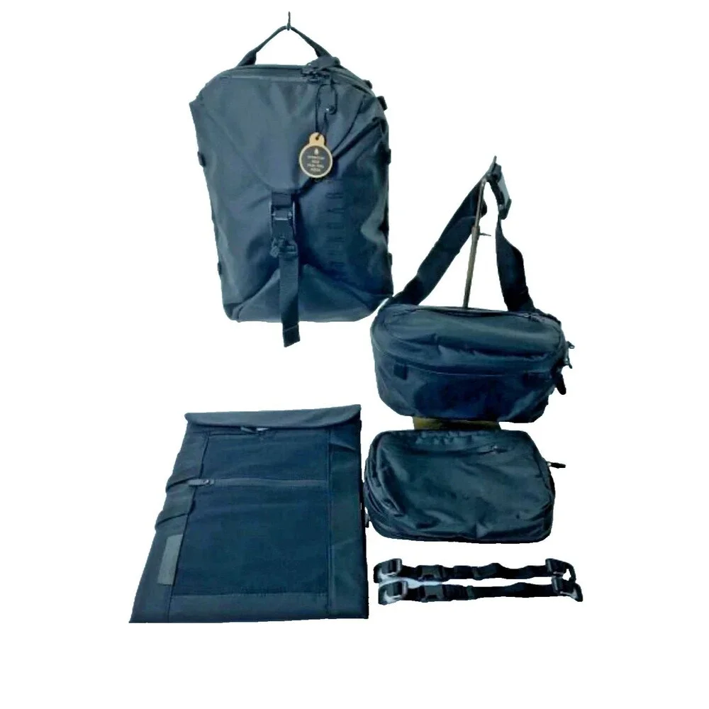 Boundary Supply Arris 35L Travel Backpack + Accessories | Black | New - Picture 8 of 12